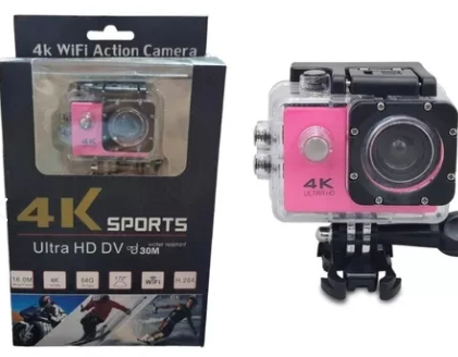 Camara Para Moto 4k Sin Control