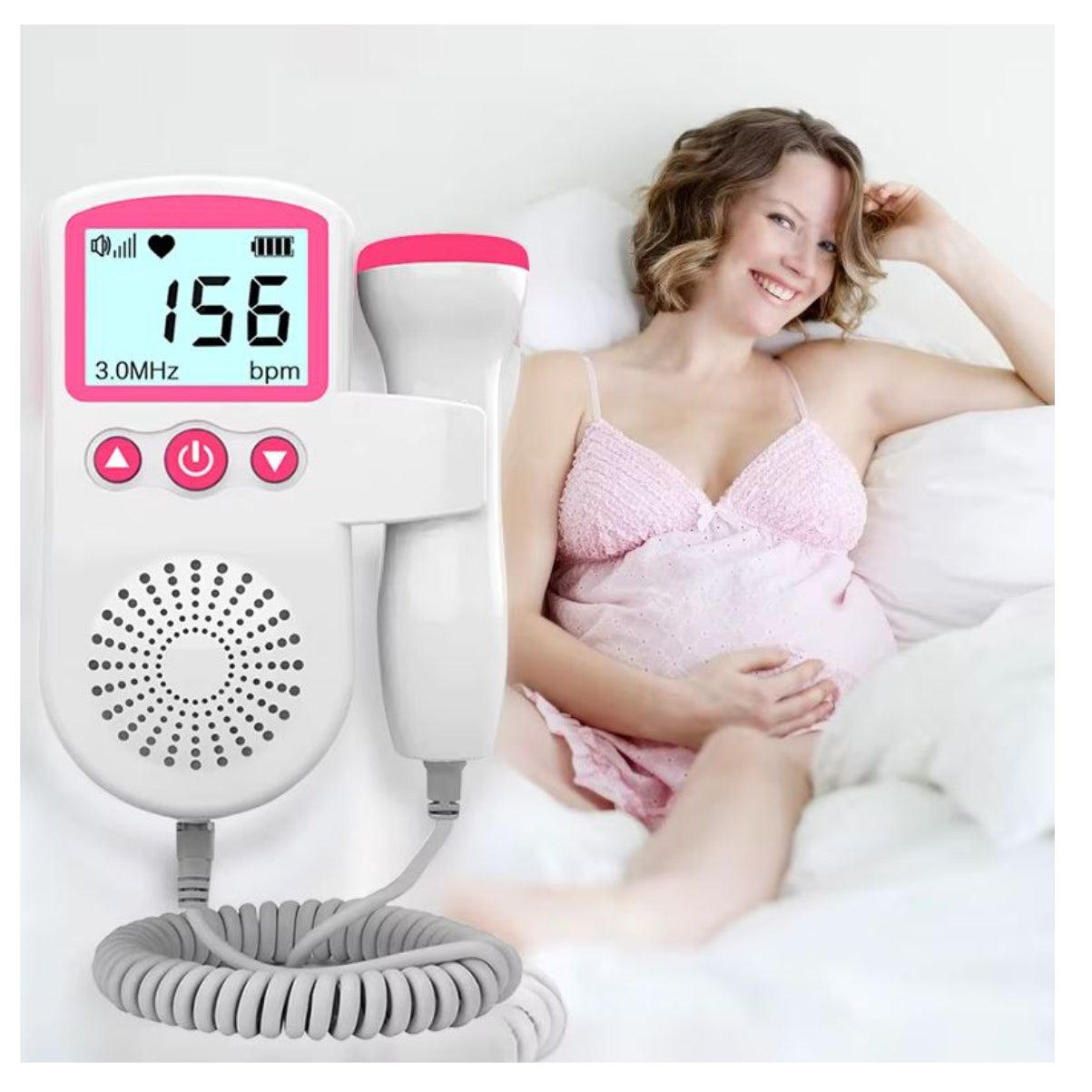 Monitor de frecuencia cardíaca Doppler fetal